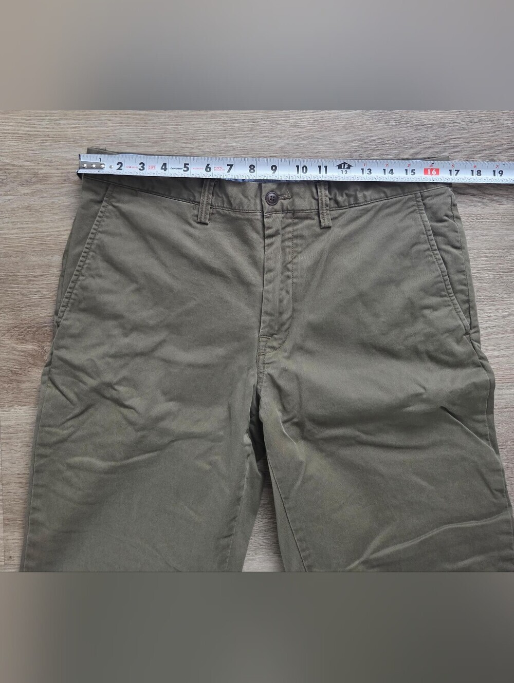 Polo Ralph Lauren, The Polo Chino, Stretch Straight Fit Olive Green Pants Men's - Picture 10 of 11